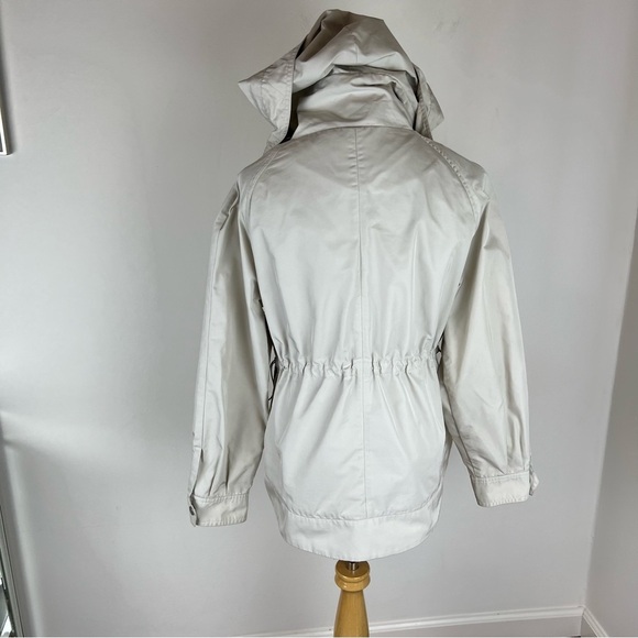 MaxMara Weekend Cream Cargo Jacket with Hood Coat Size US 4 - Picture 6 of 11